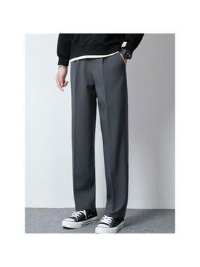 Men's Plus Size Wide Leg Casual Pants